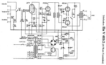 Telefunken-Ela V 403 2 ;20 Watt-1938.Amp preview